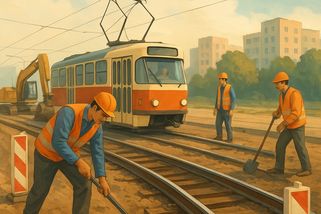 DPP modernizuje tramvajové tratě v Chodově a okolí | Aktuality | IZDoprava.cz