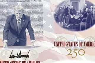 Vítejte, ale buďte hodní. Trump odhalil jubilejní cestovní pas s vlastní podobiznou pro „patrioty“ - Novinky