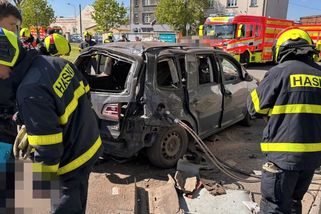 V centru Ostravy vybuchl při tankování automobil na plyn - Novinky