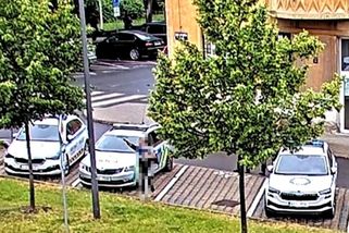 Ukrajinský nacista poničil tři vozy BMW a ještě u toho i hajloval, strážníci si s ním poradili