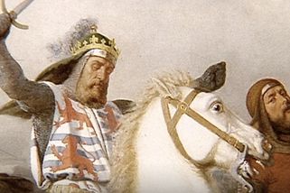 Slepý Jan Lucemburský hrdinně padl v bitvě. Jeho motto je součástí erbu britského následníka trůnu - Médium.cz