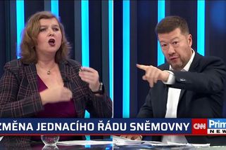Potůčková k Okamurovi: Prožvanil jste 12 milionů. Okradli jste lidi o 100 miliard, kontroval | CNN Prima News