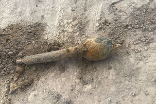 Na Opavsku našli třicetikilovou sovětskou raketu z druhé světové války - Novinky