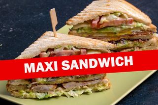 Parádní Maxi Sandwich s kuřecím a slaninou pro velký kluky. Tuhle kulinářskou bombu musíte zkusit | Babicova televize