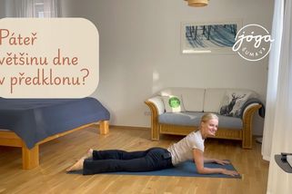 Páteř většinu dne v předklonu? | Zacvičím si jógu doma