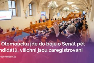Na Olomoucku jde do boje o Senát pět kandidátů, všichni jsou zaregistrováni
