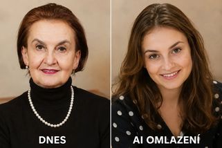 Omladili jsme české herečky pomocí AI. Eva Holubová vypadá jako studentka, Morávková sotva na 20