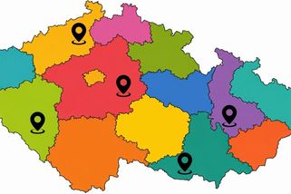 Těžký zeměpisný kvíz: Dokážete přiřadit česká města ke správným krajům?