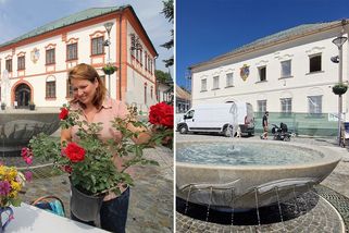 Nevýrazná fasáda žďárské radnice budí rozruch, barevný zůstal jen složitý znak města - Novinky
