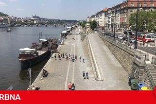SPD si na náplavce naplánovala akci, neměla ale povolení. Zrušení svedli na počasí