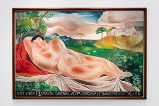 Venuši nahradila Venoušem. Obraz Evy Švankmajerové koupila britská galerie Tate