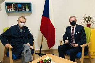 Nečekaná schůzka v Lánech. Zemana navštívil premiér Fiala - Seznam Zprávy