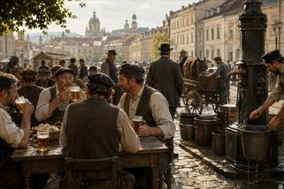 Život za Rakouska-Uherska: Lidé pili pivo i k snídani, voda byla často nebezpečnější - Médium.cz