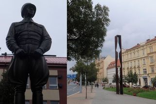 Generál a jeho milovaný pes Willie. Patton bude mít v Plzni neobvyklé sousoší - Novinky