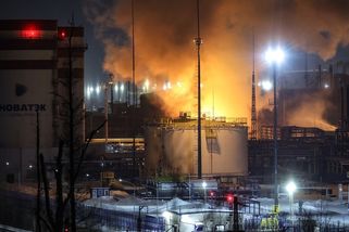 Dronový útok v Rusku. Hoří plynový terminál u hranic s Estonskem - Novinky