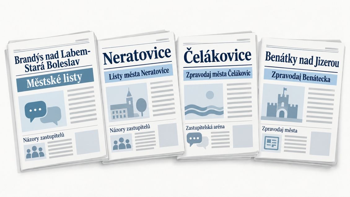 Brandýs, Neratovice, Čelákovice a Benátky: Jak radniční noviny pouštějí ke slovu zastupitele