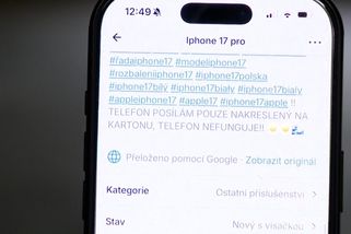 Pozor na nový trik podvodníků na oblíbeném online tržišti: Za tisíce korun dostanete jen fotku zboží