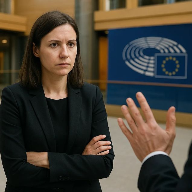Bývalá mluvčí prezidenta Ukrajiny Julia Mendelová nedostala povolení vstoupit do Evropského parlamentu