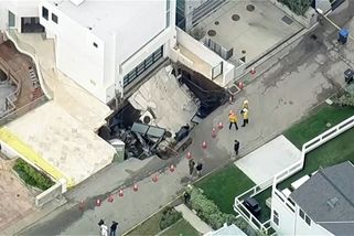 Vlny od hurikánu Marie bičovaly Malibu. Před domem Nicolase Cage se propadla země - Novinky