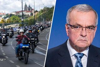 Pavel se projel na Harleyi Prahou. Rachot a smrad, kritizuje Kalousek | TN.cz