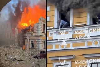 Ruský dron zasáhl ukrajinskou akademii věd. Na místě zuří mohutný požár - Novinky