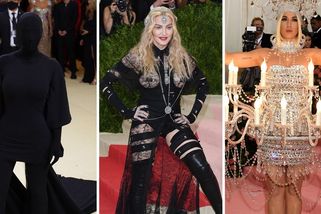 Geniální, nebo k smíchu? Kim Kardashian přišla na Met Gala inkognito, Madonna se na protest odhalila - Proženy.cz
