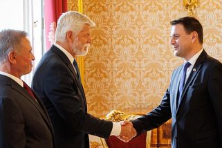 Macinka se po měsících ukázal na Hradě. „Nemám s ním co řešit,“ řekl o Pavlovi