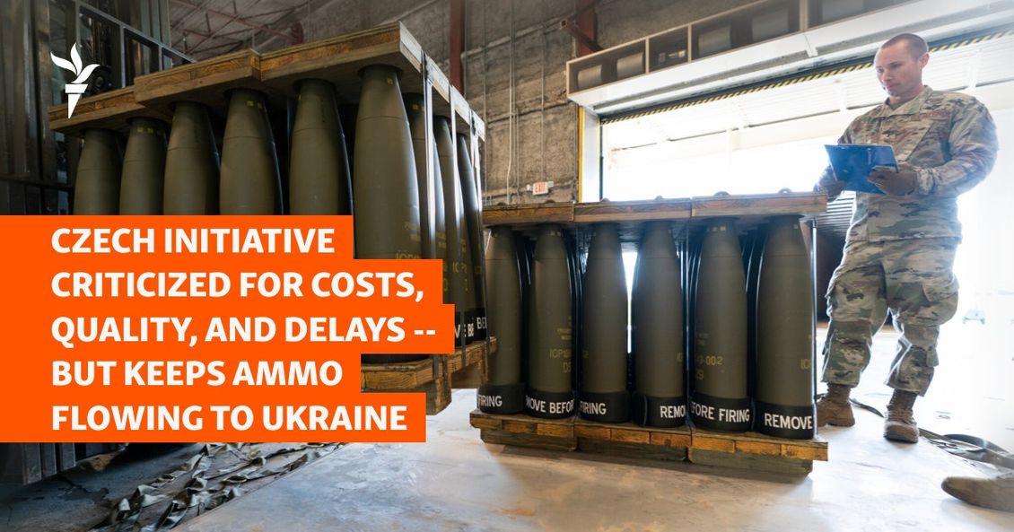 Czech Initiative Criticized For Costs, Quality, And Delays -- But Keeps Ammo Flowing To Ukraine