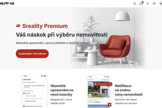 Sreality.cz mají nově prémiovou verzi. Nabízí hromadu vychytávek