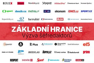 Média vyzývají všechny politiky k odmítnutí násilí a svobodnému přístupu k informacím - Novinky