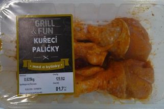 Inspekce našla salmonelu v kuřecích paličkách z Lidlu. Varuje před konzumací