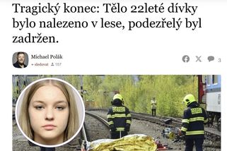 „Tělo 22leté dívky bylo nalezeno v lese.“ Falešné Novinky jsou téměř dokonalá past - Novinky