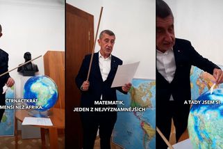 Milé děti, tady je Grónsko. Babiš zveřejnil bizarní zeměpisnou přednášku - Novinky