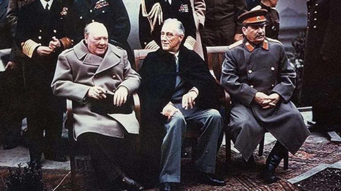 O poválečném uspořádání Evropy rozhodla konference v Jaltě