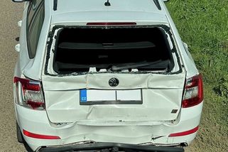 Bezmozek vybrzdil naložený náklaďák a ten do něj naboural. Dostal směšnou pokutu - Garáž.cz