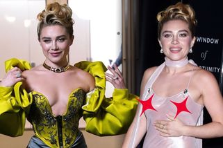 Korzet vyměnila za průsvitné šaty. Florence Pugh po premiéře vystavila bradavky před fotografy