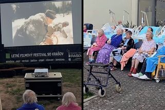 Buřty, pivo a film. Pacienti Domažlické nemocnice si užili letní kino - Novinky