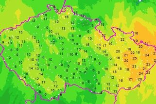 Pršelo v celém Česku, nejvíc na východě - Novinky