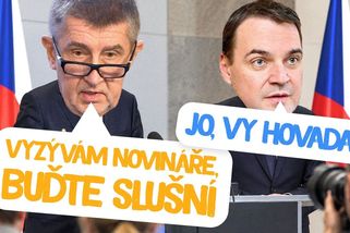 Novináři žádali politiky o slušnost bez násilí. A tak jim Babiš s Macinkou náležitě odpověděli | Události Luďka Staňka