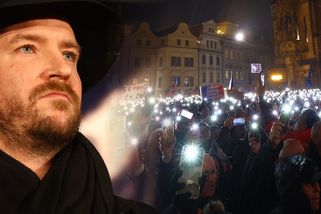 Silné emoce na Staroměstském náměstí: Polívka plakal, Cibulka se ostře pustil do vlády