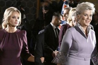 Fialová barva ovládla první řadu Vladislavského sálu. Pavlová a Babišová ji každá pojala jinak, promluvil stylista